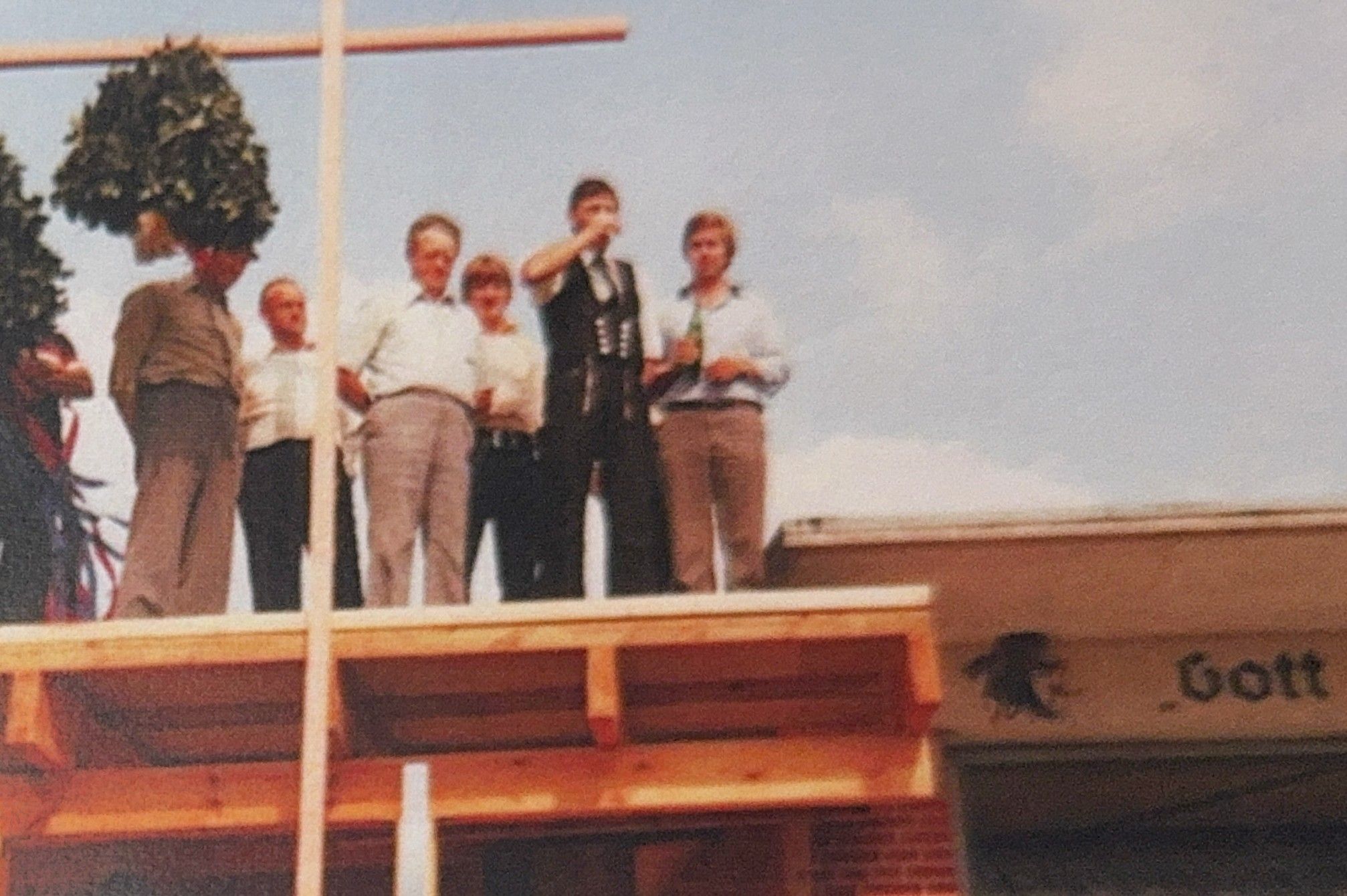 Richtfest des Schulungsraums